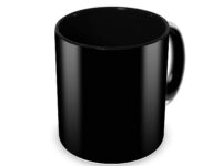 Black Ceramic Mug